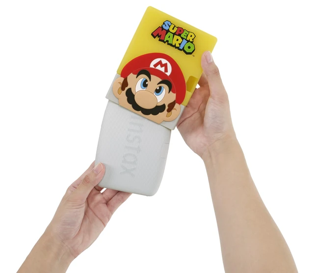 Alt view image 2 of 7 - Instax Mini Link 3 Super Mario Smartphone Printer + Silicone Case Smartphone photo printer with Bluetooth, AR effects, Nintendo-themed templates and? Block silicone case