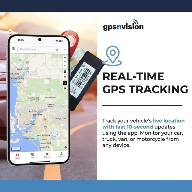 Alt view image 3 of 7 - All-in-One Vehicle GPS Tracker - No Monthly Fee, No Subscription - 4G LTE Real-Time Hidden Tracker for Car & Truck - Includes SIM and Data - Easy 2-Wire Self-Installation