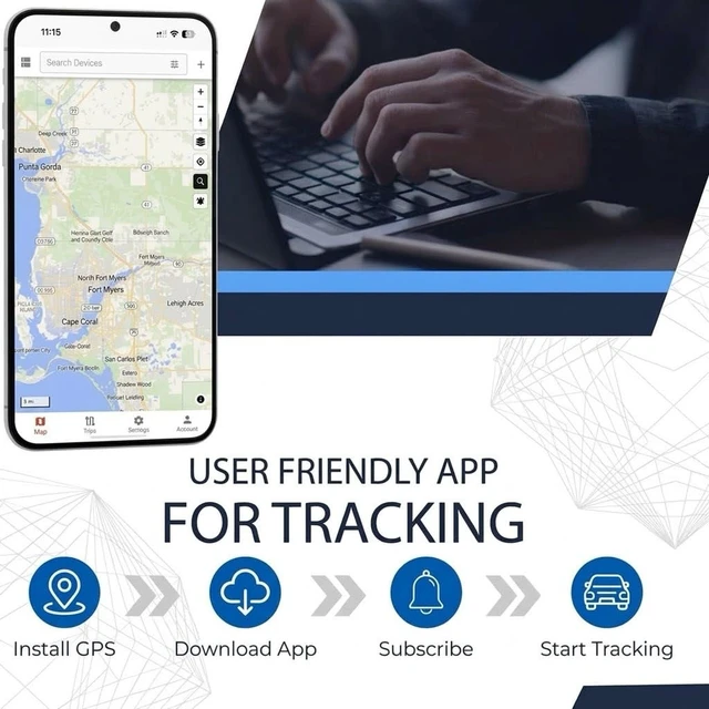 Alt view image 5 of 7 - All-in-One Vehicle GPS Tracker - No Monthly Fee, No Subscription - 4G LTE Real-Time Hidden Tracker for Car & Truck - Includes SIM and Data - Easy 2-Wire Self-Installation