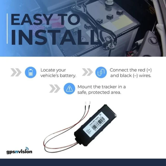 Alt view image 6 of 7 - All-in-One Vehicle GPS Tracker - No Monthly Fee, No Subscription - 4G LTE Real-Time Hidden Tracker for Car & Truck - Includes SIM and Data - Easy 2-Wire Self-Installation