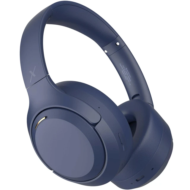 Alt view image 2 of 7 - Hybrid Active Noise Cancelling Headphones, Wireless Over Ear Bluetooth Headset, 60H Playtime, High-Fidelity, Foldable, Comfort&Immersion for Work/Commuting (Blue)