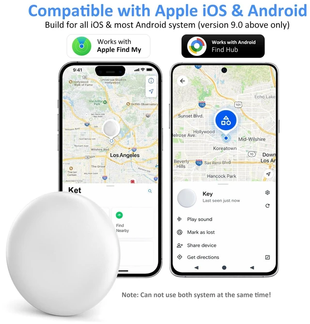 Alt view image 2 of 7 - Smart Tracker Tags Bluetooth Item Finder for Android & iOS Works with Apple Find My & Android Find My Device, Luggage Tracker for Keys, Wallet, Backpack & Suitcase, Anti-Lost