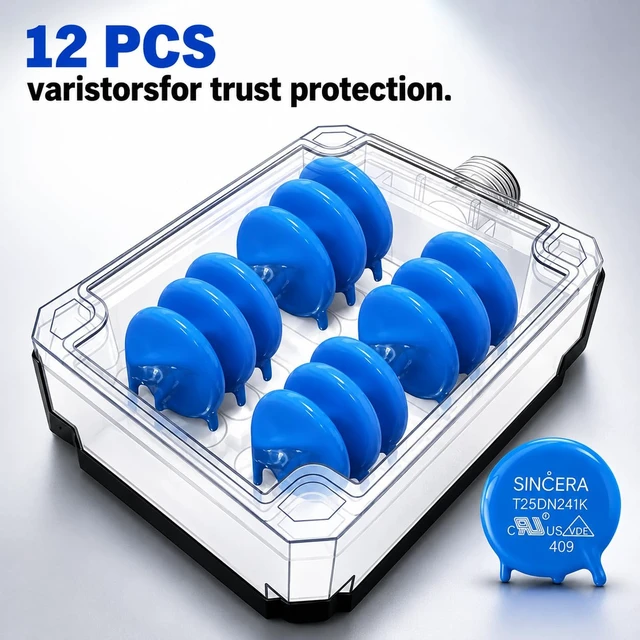 Alt view image 6 of 7 - WiFi Smart Surge Protective Device, Thermally Protected MOV, Type 2 SPD for 120/240VAC Breaker Panel, App Notification, Voltage & Surge Count Display, 108,000A, 2,820 Joules