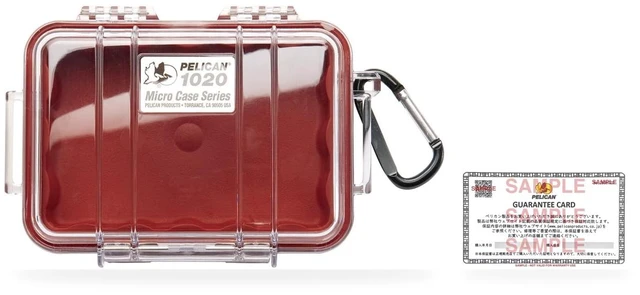 Main image of 1020 Micro Case (Red/Clear)