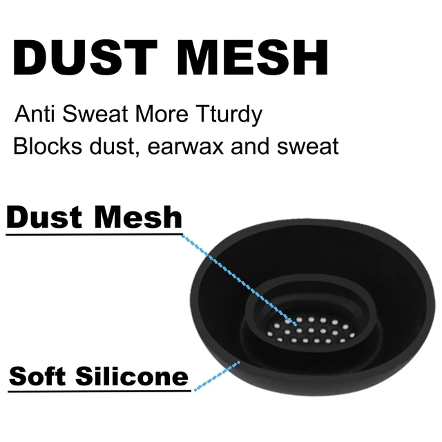 Alt view image 4 of 7 - Replacement Ear Tips for Bose QuietComfort Ultra Earbuds 1/2nd Gen Soft Silicone Eartips with Portable Storage Box (3 Pairs, Black, S/M/L)