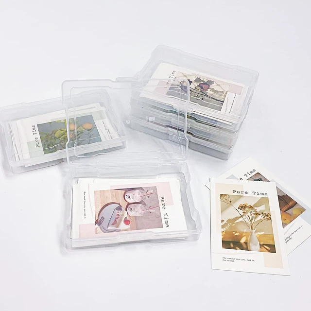 Alt view image 7 of 7 - 5" x 7" Photo Storage Case, 12 Inner Photo Organizer Keeper, Extra Large Storage Picture Boxes, Seed Storage, Transparent Craft Keeper (12 PACK)