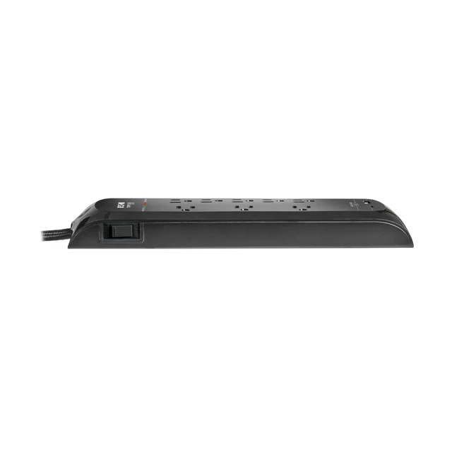 Alt view image 7 of 7 - Eaton TLP88DBUC 8 Outlet Flat Plug Surge Protector + USB & USB-C