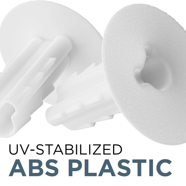 Alt view image 7 of 7 - Single Feed-Through Bushing for RG6 Coaxial Cable Indoor/Outdoor Cable Passthrough/Cover for Walls, Cabinets - Feed-Thru Grommet Replaces Coax Wallplate - White, 100 PCS