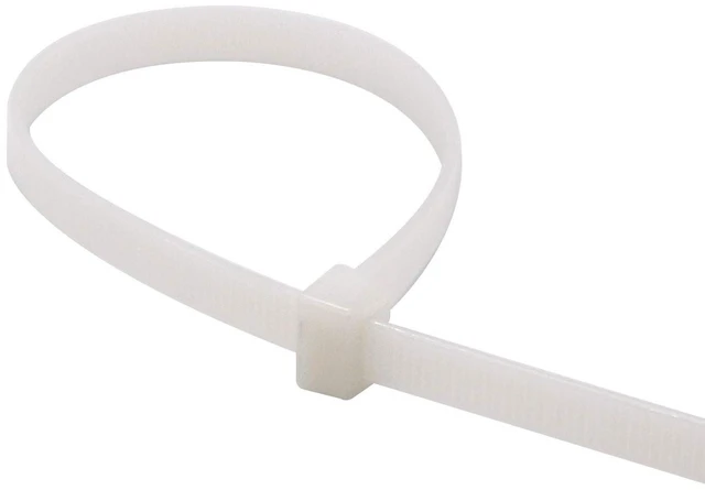 Alt view image 3 of 7 - 4 Inch White Zip Ties (1000 Pieces), 18lb Strength, Nylon Cable Wire Ties