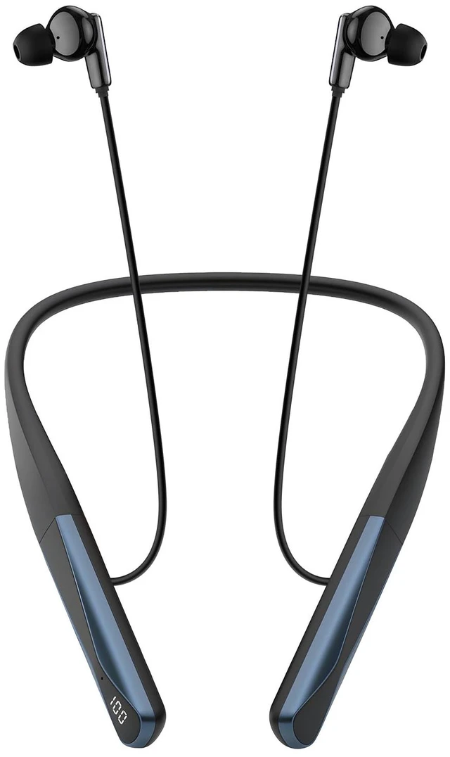 Main image of Bluetooth 5.4 Neckband Headphones, ENC Noise Cancelling, Wireless Stereo Neckband Earbuds with Microphone, LED Battery Display, Waterproof Neck Headphones in Ear Headset for Sport, Workout