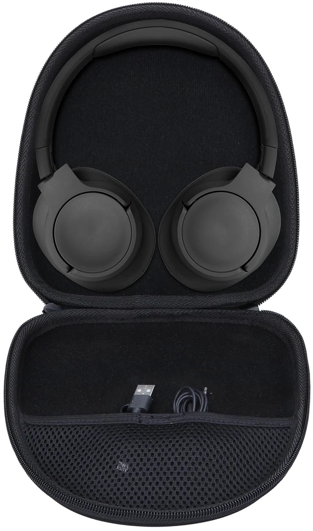 Main image of Hard Case Compatible with JBL Tune 730BT 720BT 510BT Headphones Lightweight & Carry, Dustproof Storage, Travel Friendly, Portable for Daily Use, Black Case