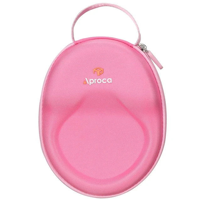 Alt view image 3 of 7 - Case Compatible with Belkin SoundForm Mini - Wireless Bluetooth Headphones, Storage Portable Bag for Accessories -Pink (Case Only)