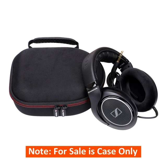 Alt view image 7 of 7 - Case for Sennheiser HD 599 SE/600/280 Pro/599/620S Headphone Black Hard Carrying Travel Case for Sennheiser Headphone