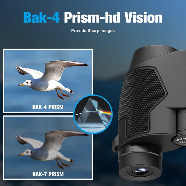 Alt view image 3 of 7 - Binoculars 12x25 for Adults Night Vision Binoculars Compact Binoculars for Soccer Games Waterproof Binocular Wide Field of View for Sporting Events,Bird Watching,Hiking,Hunting,Concert