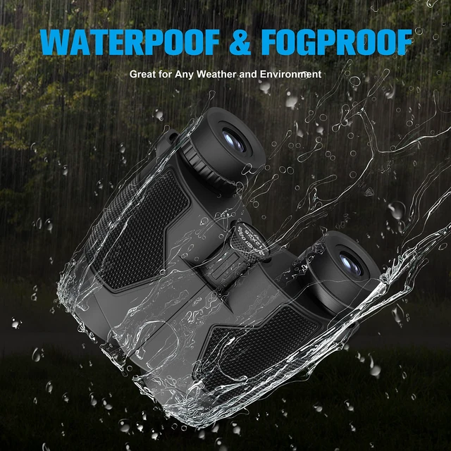 Alt view image 7 of 7 - Binoculars 12x25 for Adults Night Vision Binoculars Compact Binoculars for Soccer Games Waterproof Binocular Wide Field of View for Sporting Events,Bird Watching,Hiking,Hunting,Concert