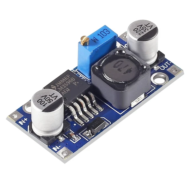 Alt view image 4 of 6 - 20Pcs LM2596 Power Converter Step Down Module DC to DC Buck Converter 3.2V-35V to DC1.25V-30V Voltage Regulator Power Supply Module LM2596S