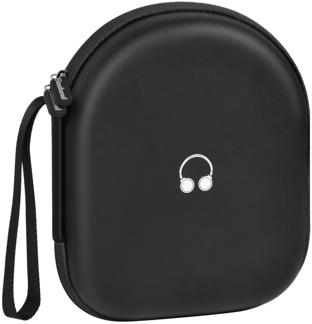Main image of Headphone Case for JBL Tune 510BT/520BT & Sony WH-CH520-Full Black Also Compatible with JBL Tune 500/660 and Live 460NC/670NC; PU Shell and Velvet Lining Cushion Gear, Case Only