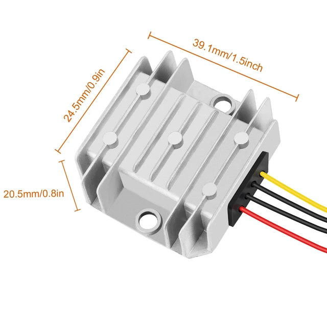 Alt view image 6 of 7 - 10A 50W DC-DC 12V 24V to 5V Converter Buck Regulator Waterproof Power Supply Voltage Transformer Module