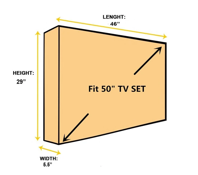 Alt view image 7 of 7 - Outdoor 50" TV Set Cover,Scratch Resistant Liner Protect LED Screen Best-Compatible with Standard Mounts and Stands (American Flag)