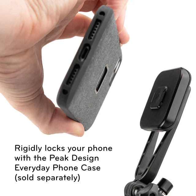 Alt view image 3 of 7 - Mobile Creator Kit, Black, Aluminum Body, SlimLink Connects to Mobile Cases, MagSafe Compatible, Minimalist Design, Phone Mount for iPhone, Samsung and Google Pixel Phones