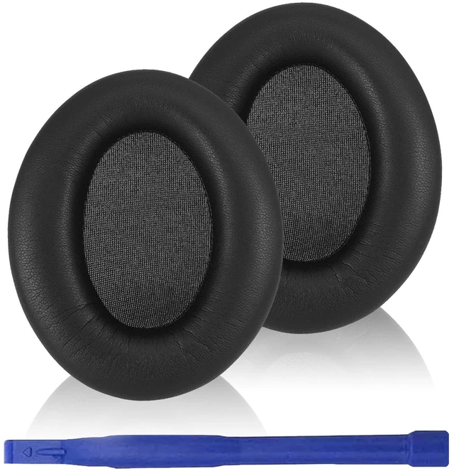 Main image of XM3 Replacement Ear Pads for Sony WH-1000XM3 Headphones - Black Soft Protein Leather & High-Density Memory Foam Earpads for Sony WH1000XM3, with Buckle & Install Tool, Easy to Install