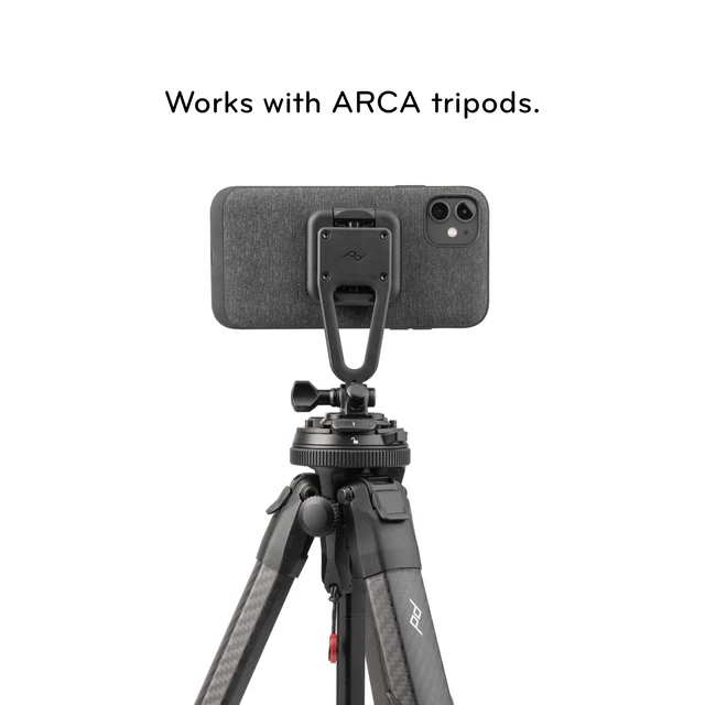 Alt view image 6 of 7 - Mobile Creator Kit, Black, Aluminum Body, SlimLink Connects to Mobile Cases, MagSafe Compatible, Minimalist Design, Phone Mount for iPhone, Samsung and Google Pixel Phones