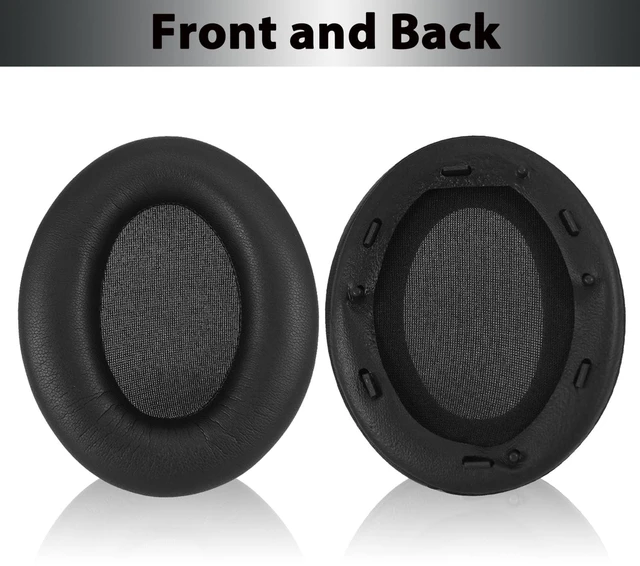 Alt view image 6 of 7 - XM3 Replacement Ear Pads for Sony WH-1000XM3 Headphones - Black Soft Protein Leather & High-Density Memory Foam Earpads for Sony WH1000XM3, with Buckle & Install Tool, Easy to Install