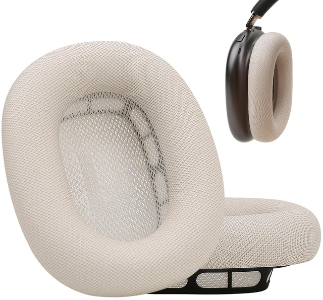 Main image of Ear Cushions Compatible with AirPods Max, Starlight Protein Leather, Gel& Memory Foam, For 2024 Version Airpods Max 2