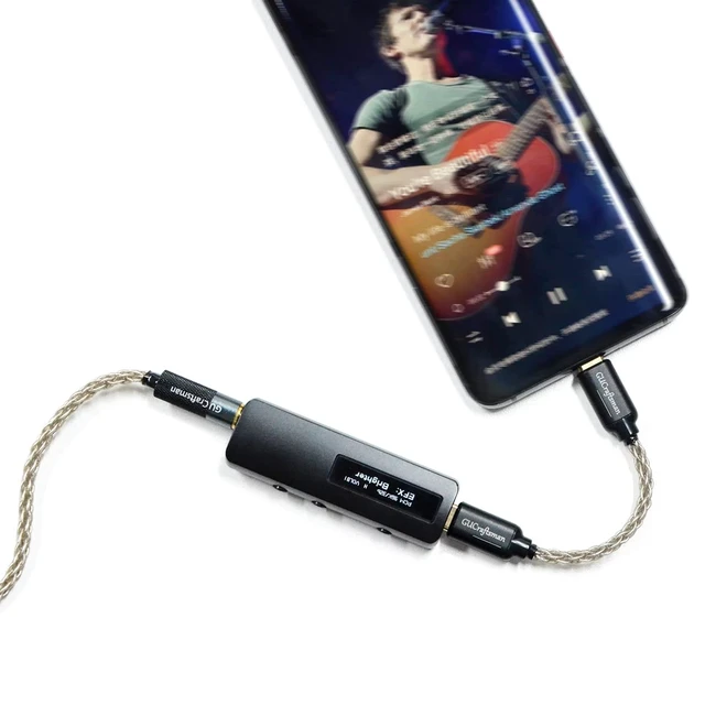 Alt view image 7 of 7 - USB C Type C to Type C Headphone Amplifier Cable 6N Single Crystal Silver for FiiO BTR5 Q1 Q3 Q3s Qudelix 5K xDuoo Link2 XD-05PLUS E1DA 9038G3 9038S 9038D Lotoo PAW S2¡