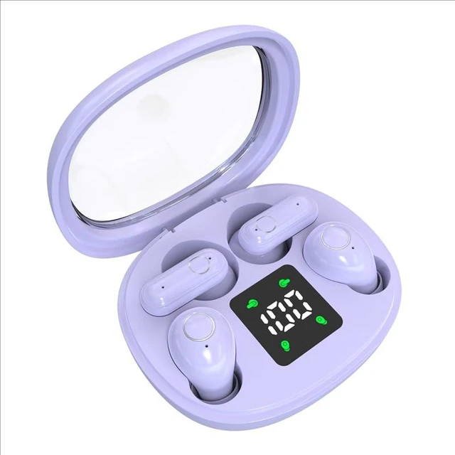 Main image of 2-in-1 Mini Invisible Sleep Bluetooth Earbuds,Small Wireless Sleep Headphones for Side Sleepers,Bluetooth 5.4 Bass Stereo Sound Over-Ear Earbuds,Bluetooth Earbuds for Laptop/Phones/Sports (purple)