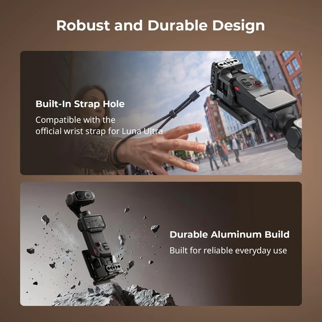 Alt view image 3 of 7 - Foldable Magnetic Mount Stand for Insta360 Luna Ultra/Luna Pro 230° Angle Adjustable Backplate, 2-Prong Interface, 1/4"-20 Locating Holes, Cold Shoe Mount, Plate for Arca-Swiss Tripod