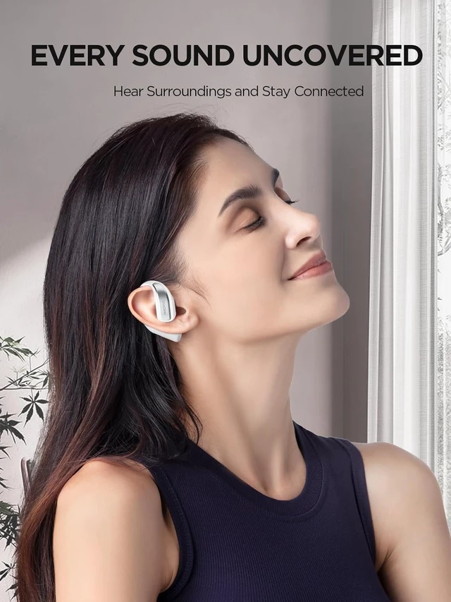 Alt view image 5 of 7 - S70 Open Ear Headphones - True Wireless Bluetooth Earbuds, Comfortable Out of Ear Earbuds, Balance AIR+, IPX5 Waterproof, 40H Playtime, App Control, Clear Calls