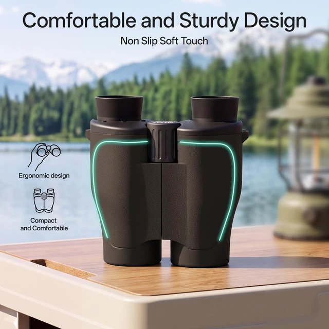 Alt view image 5 of 7 - 20x32 Compact Binoculars for Adults Kids High Powered Small Pocket Size, 30% Wider Field of View, Low Light Vision, BAK4 FMC for Bird watching Cruise Ship Travel Hiking Concert