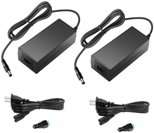 Main image of 12V 5A 60W LED Power Supply 100V~240V 50/60hz AC to DC 12V Adapter 12 Volt Transformer 5amp 5.5mmx2.5mm for LED Strip Lights,AC/DC Adapter 100-240v 50/60hz 12V 5A 4.5A 4A 2.5A Power converter