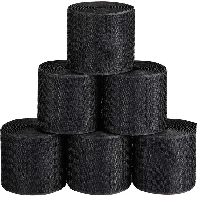 Main image of Cable Cover Floor 60 Feet, 3" x10' Cord Protector Strip, Black Nylon Braided Floor Wire Management, Keeps Cords Organized and Prevents Trip Hazards, Protects Cables on Carpet