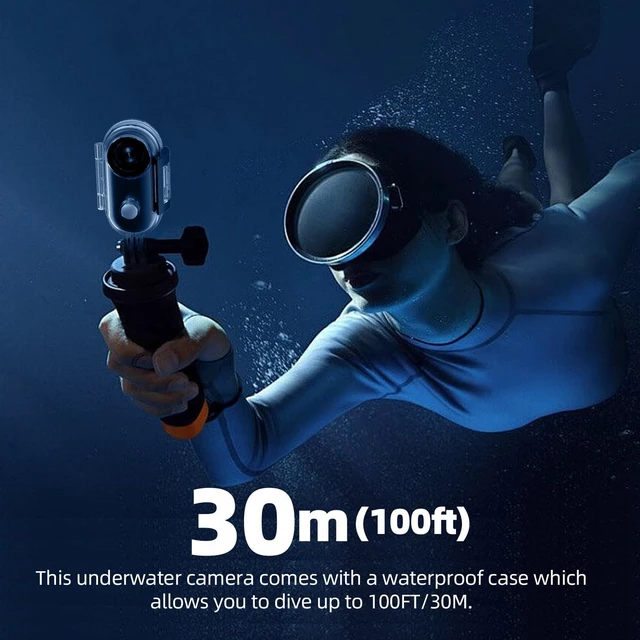 Alt view image 7 of 7 - 4K Mini Body Camera, Waterproof Wearable Cam for Cycling, Motorcycle, Vlogging, 64GB Built-in Storage, Sports POV Cam, Helmet Mounted, Mount Everywhere