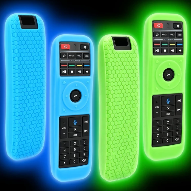Main image of 2P Silicone Protective Case for Super Box RC-200 Smart Voice Remote Control Case Cover Skin Holder Sleeve for Superbox S5 PRO,S4 PRO,S5 MAX,S6 MAX,S6 Ultra Replacement Remote Bumper Cover