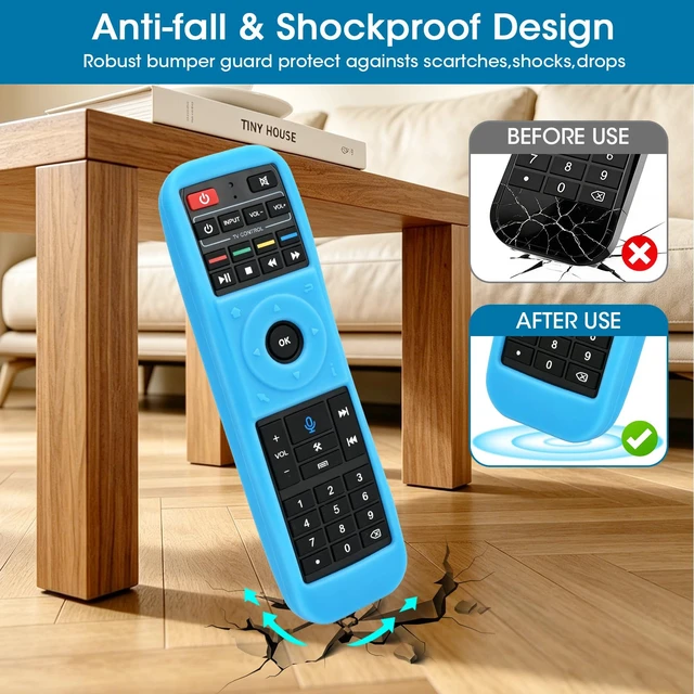 Alt view image 4 of 7 - 2P Silicone Protective Case for Super Box RC-200 Smart Voice Remote Control Case Cover Skin Holder Sleeve for Superbox S5 PRO,S4 PRO,S5 MAX,S6 MAX,S6 Ultra Replacement Remote Bumper Cover