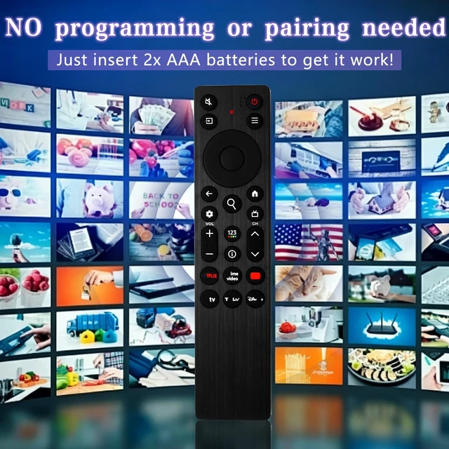Alt view image 4 of 7 - RC923A FMB1 Remote Control, Compatible with TCL QD-Mini LED 4K UHD Google Smart TV, G0401-000267, No Pairing Needed, No Voice Control