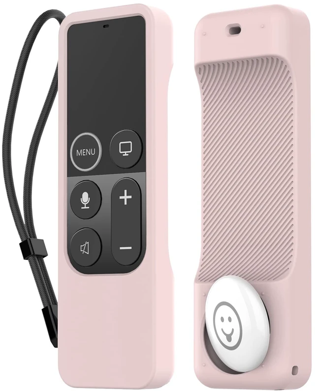 Main image of Protective Case for Apple TV 4K Siri Remote 3rd & 2nd Gen with AirTag Holder, Magnet Technology, Lanyard Included, Great Grip, Heavy Shock Absorption, Drop Protection