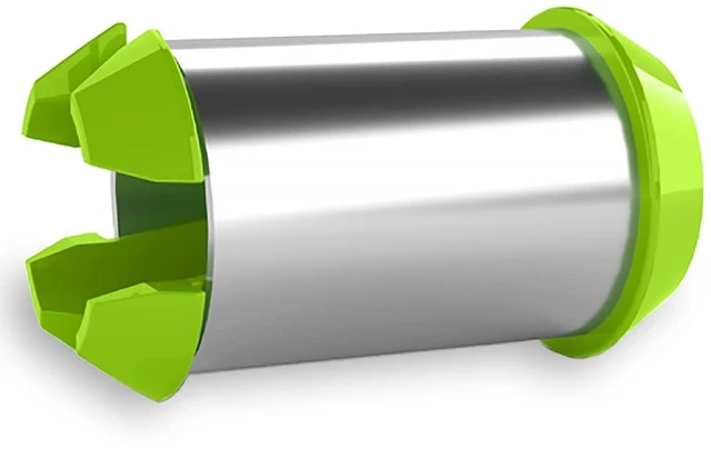 Main image of Guard Single Stud Electrical Wire Protector 25 PK green, silver