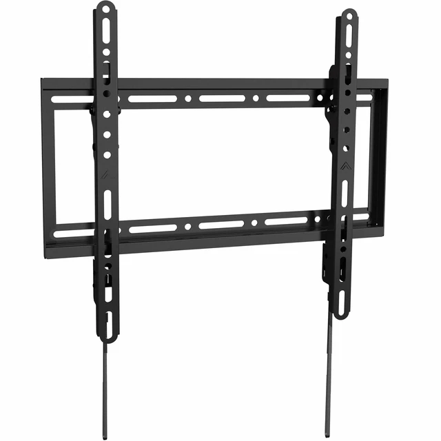 Main image of Black TV Wall Mount for 32 to 75 inch Screens, MOUNT-VW075F Heavy Duty Steel, TV Wall Bracket fits LCD LED Curved and Flat Panel Screens, Max VESA 400x400mm, Holds 165 lbs