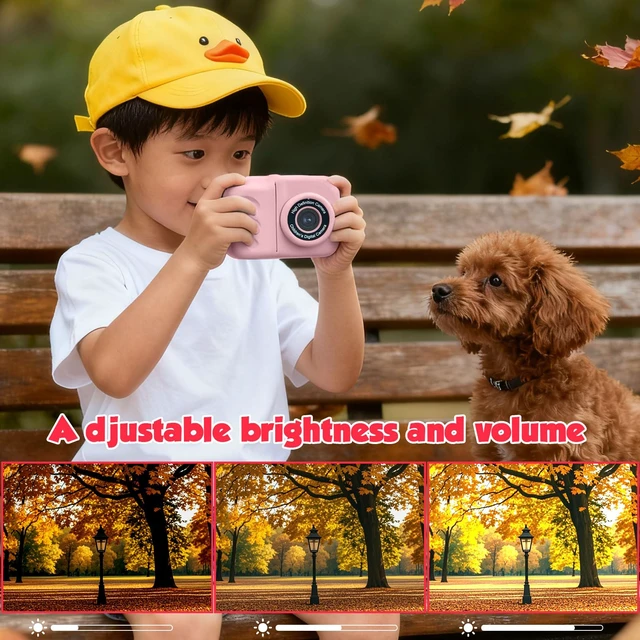 Alt view image 6 of 6 - Kids Camera Instant Print for Kids with Mirror, HD Dual-Lens Selfie Digital Camera with 3 Rolls Print Paper & 32GB Card, Holiday Birthday Gifts Toys for Girls Boys Toddler. (Dark Pink)