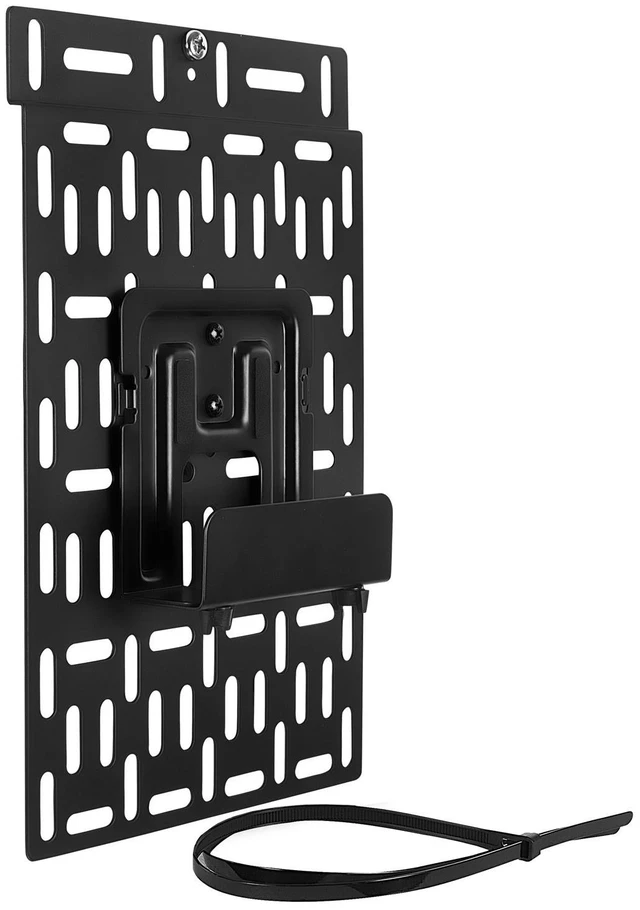 Main image of Cable Box Mount Behind TV, Universal, Steel Adjustable bracket for streaming devices, router, modem & DVD players, mounts behind TV