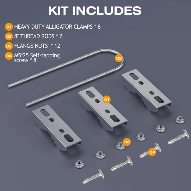 Alt view image 6 of 6 - Heavy Duty Pole to Pole Mount -Stainless Steel - Antenna Mast to Mast Bracket (U Antenna Pipe clamp, 2 Sets Pack)
