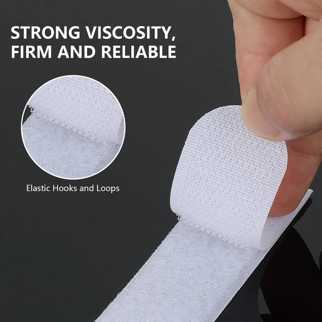 Alt view image 3 of 7 - Adjustable Cable Ties Organizer Fastener with Plastic buckle (White 12Inch 50Pcs)