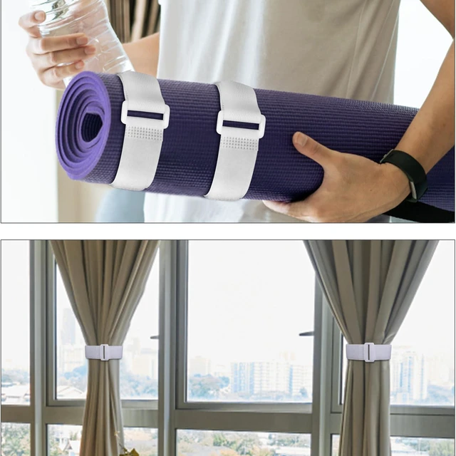 Alt view image 5 of 7 - Adjustable Cable Ties Organizer Fastener with Plastic buckle (White 12Inch 50Pcs)
