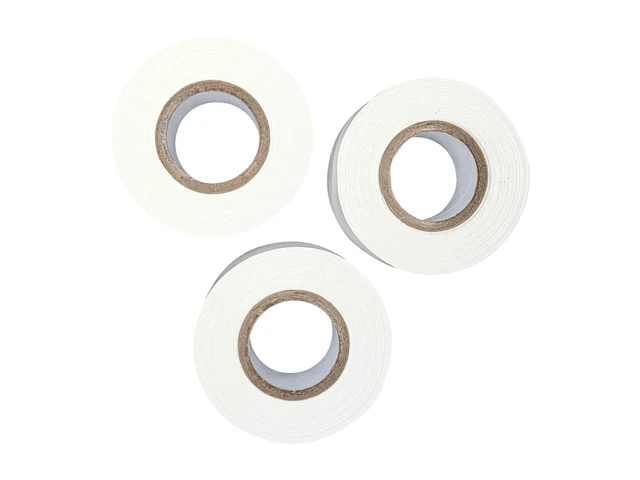 Alt view image 3 of 5 - Lab Labeling Tape, White, 1 in x 500 in, 3-Pack 3 White Rolls, Made in USA,1 inch diameter cores, Science, Color Coding and Marking