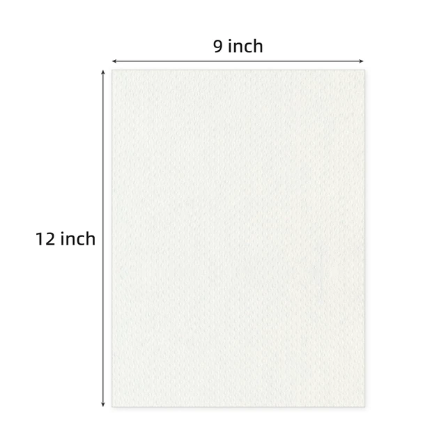 Alt view image 2 of 7 - 25 Pack Embossed Backing Boards, 9x12 Uncut White Mat Boards Acid Free Backer Boards Ideal for Photos, Pictures, Prints, Frames, and Artwork