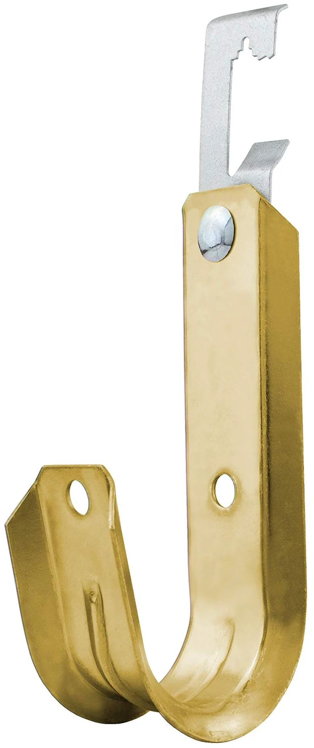 Main image of Heavy Duty Metal Cable Support Batwing J-Hook Hangers with Bat Wing Clip for Ceiling Wire & Threaded Rod for Cable Management
